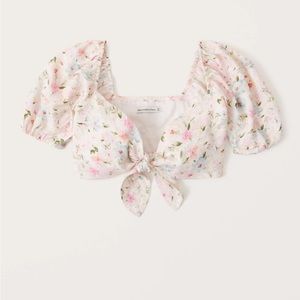 Floral crop top